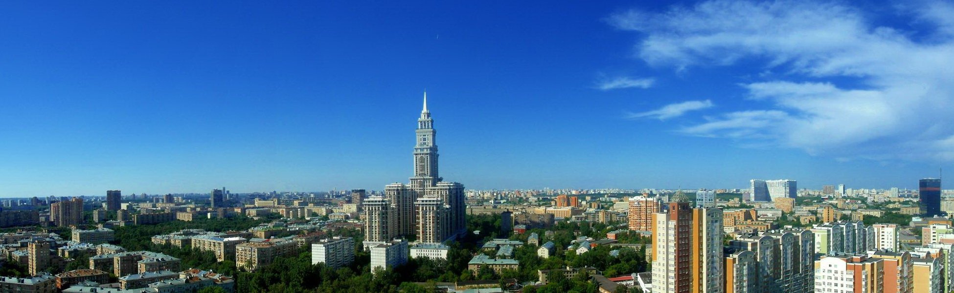 Панорама Москва Сити 3д Макс